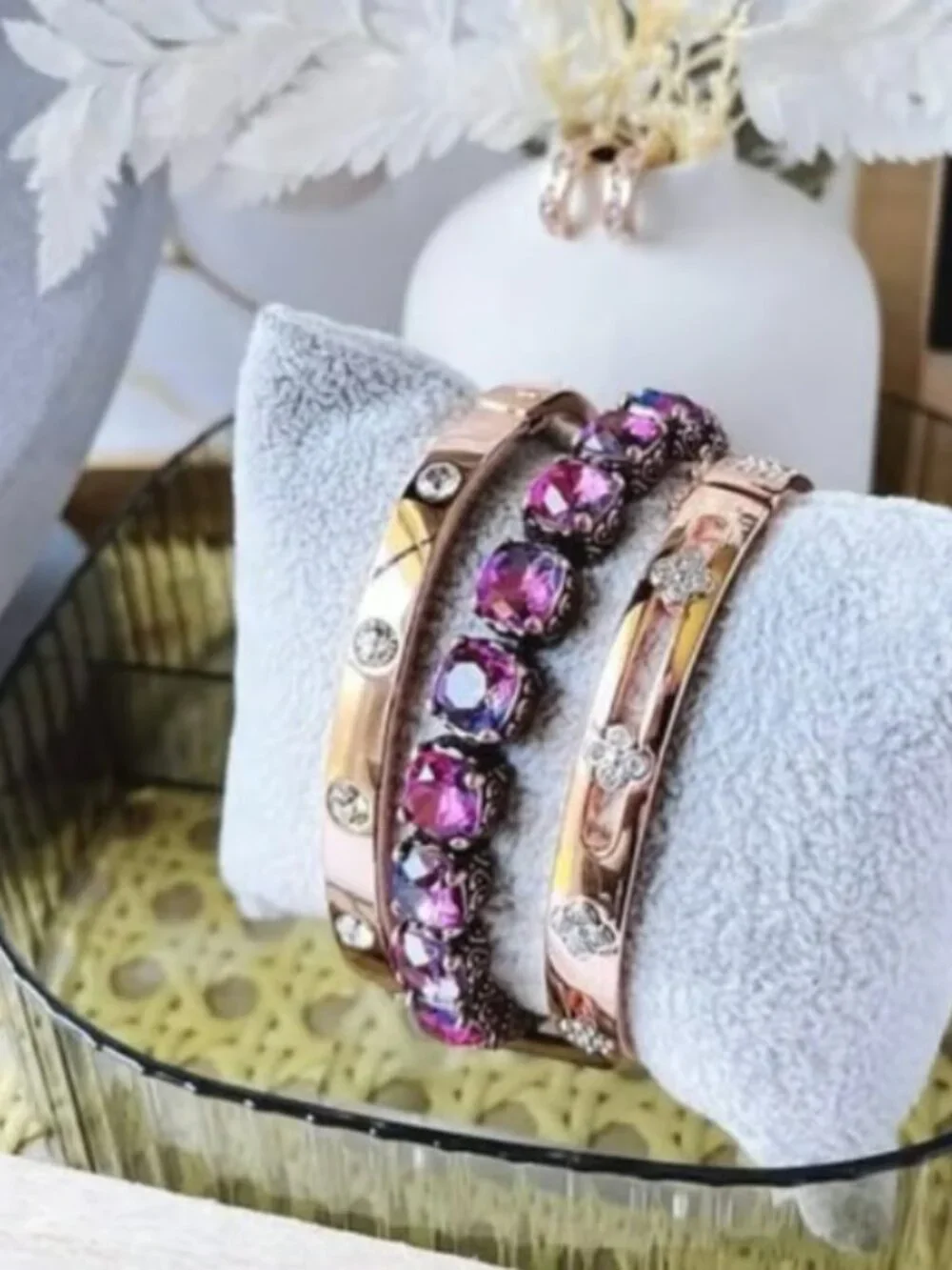 NWT Park Lane Wisteria Baby Signature Impression Tennis Bracelet! Retired!